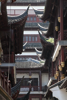 De oude stad van Shanghai