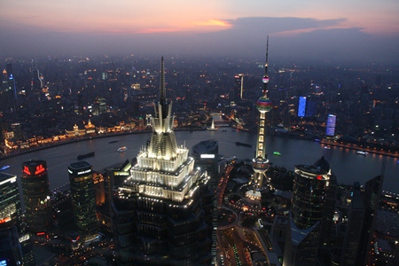 Uitzicht Shanghai